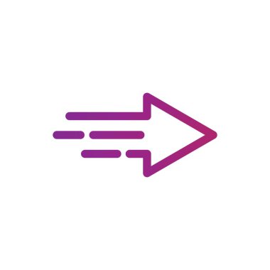 Ok ilüstrasyon logo vektör şablonu