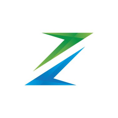 Arrow ilk harf teknoloji logosu illüstrasyonu