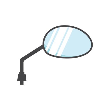 Dikiz aynası vektör illüstrasyonu