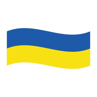 Ukaraine bayrağı savaşı durdurdu ukarine vektör düz tasarımını kurtardı