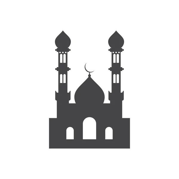 Islamische Tapete Moschee Icon Vektorvorlage — Stockvektor