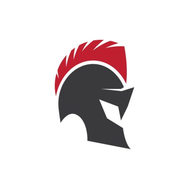 Spartalı gladyatör logo vektör tasarımı
