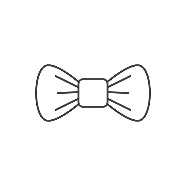 Лук Краватки Значок Вектор Плоский Дизайн — стоковий вектор