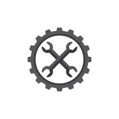 Logo vektör düz dizayn anahtarı