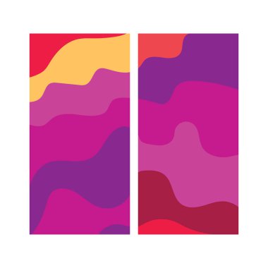 Soyut şekil arkaplan çerçeve tasarım şablonu