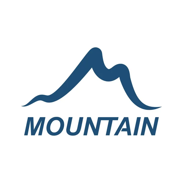 Montagne Illustration Logo Vectoriel Design — Image vectorielle