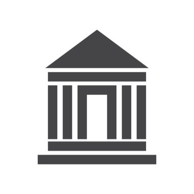 Sütun Logosu şablon vektör tasarımı