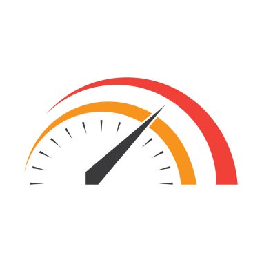 Hız yarışı logosu düz tasarım