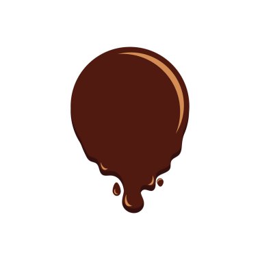 Çikolata illüstrasyon vektörü düz tasarım