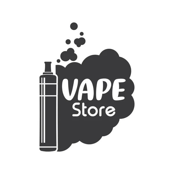 Vapor Vape Logo Illustration Flat Design Template — 图库矢量图片