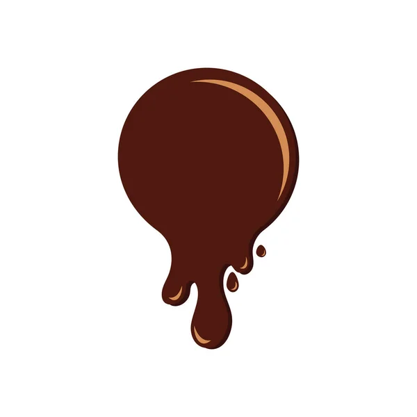 Chocolate Illustration Vector Flat Design — 스톡 벡터