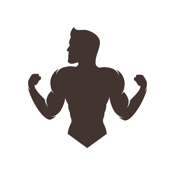 Gym Logo Vector Design Template — Stock Vector