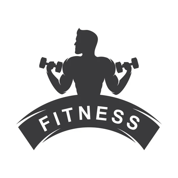 Gym Logo Vector Design Template — Stock Vector