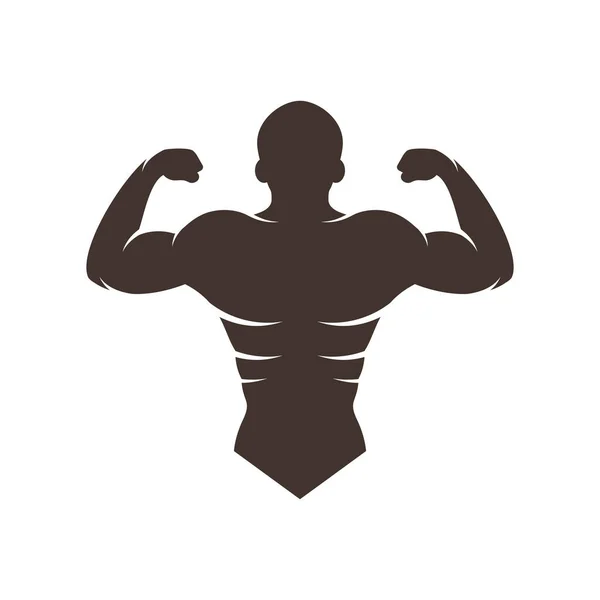Modèle Conception Vectorielle Logo Gym — Image vectorielle