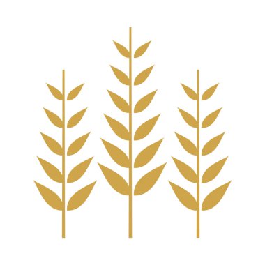Wheat logo template vector design