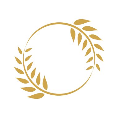 Wheat logo template vector design