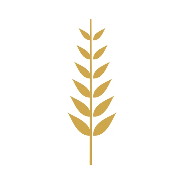Векторный Дизайн Логотипа Пшеницы — стоковый вектор