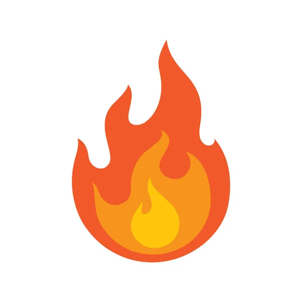 Brandflamma Logotyp Vektor Olja Gas Och Energi Logotyp Koncept — Stock vektor