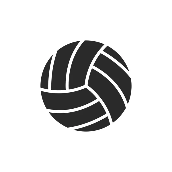 Volley ball logo vector flat design template