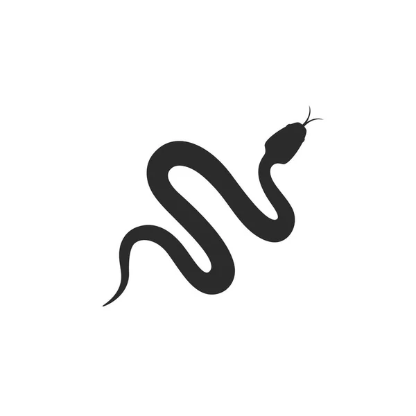 Modelo Ilustração Vetor Logotipo Serpente — Vetor de Stock