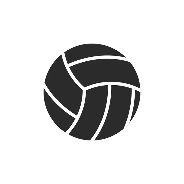 Volley Ball Logo Vector Flat Design Template — 图库矢量图片