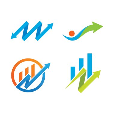 İş Finans logo şablonu vektörü