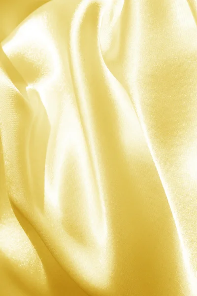 Gold silk fabric background — Stock Photo, Image