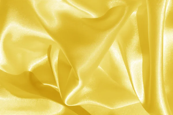 Gold silk fabric background — Stock Photo, Image