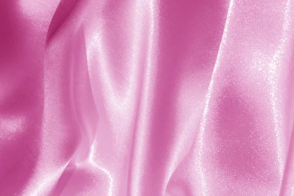 Pink silk fabric background — Stock Photo, Image
