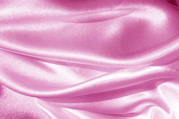 Pink silk fabric background — Stock Photo, Image