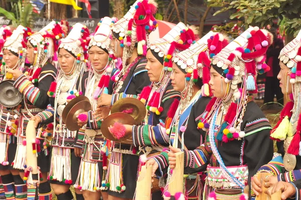 축제 Akha 스윙 — 스톡 사진