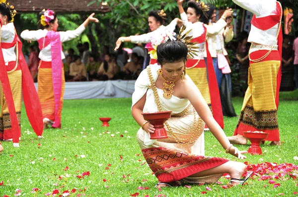Traditional event of Thai native Lanna — Stock Photo, Image