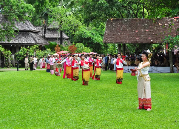 Traditional event of Thai native Lanna — Stock Photo, Image