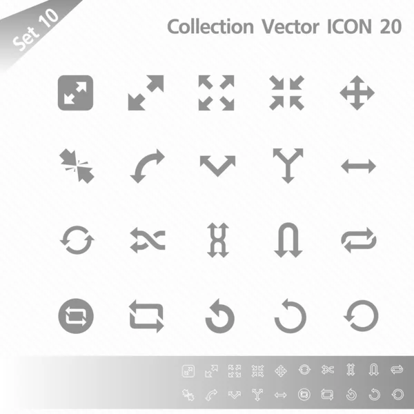 Icon set vector — Stock Vector