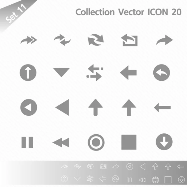 Icon set vector — Stock Vector