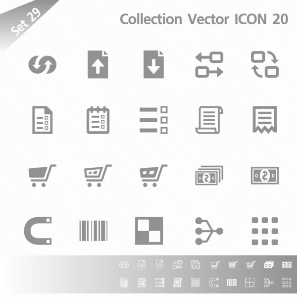 Icon set vector — Stock Vector