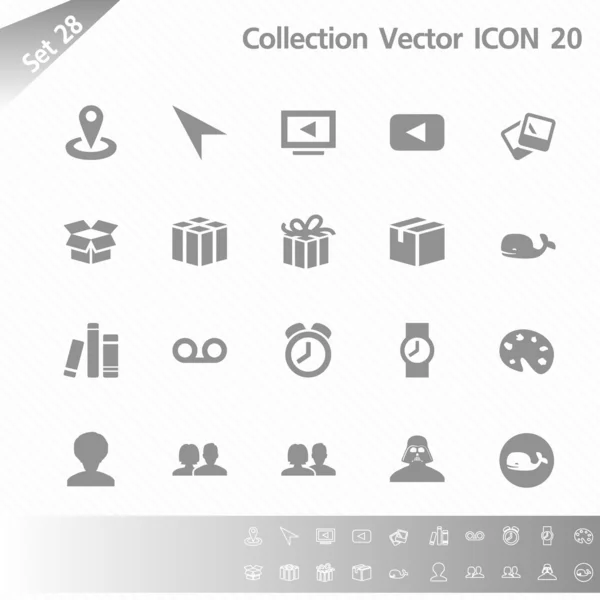 Vettore set icona — Vettoriale Stock