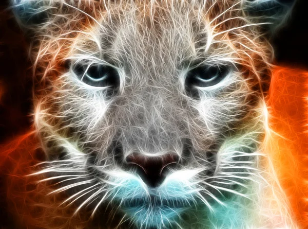 ライオンのアート デザイン — ストック写真