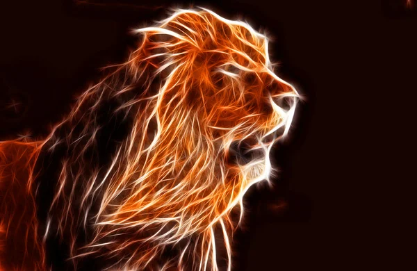 Lion konstdesign — Stockfoto