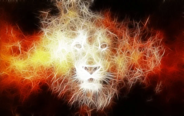 Conception art Lion — Photo