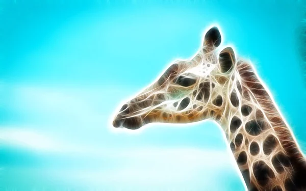 Giraffe kunst design — Stockfoto