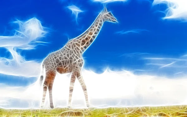 Giraffe art Design — Stock Photo, Image