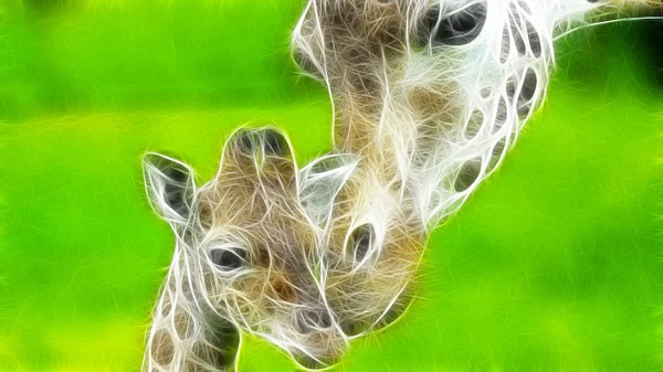 Giraffe kunst design — Stockfoto