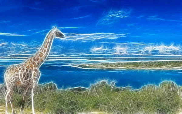 Giraffe kunst design — Stockfoto