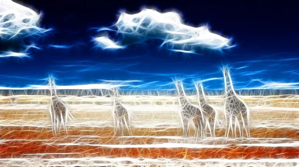 Diseño de arte jirafa —  Fotos de Stock