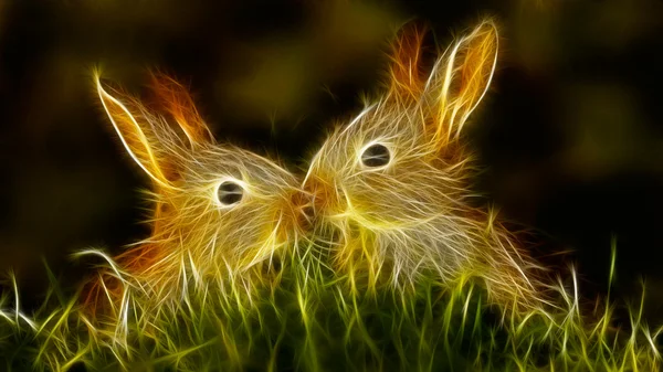 Diseño de arte conejo — Foto de Stock