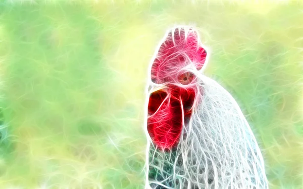 Arte del pollo Design — Foto Stock