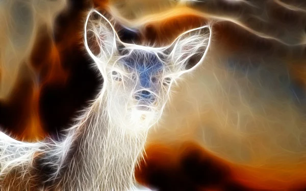 사슴 아트 디자인 — 스톡 사진