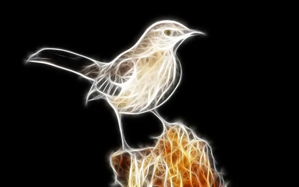 Σχεδίαση τέχνη πουλί Royalty Free Φωτογραφίες Αρχείου