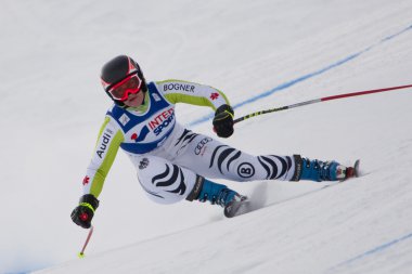 FRA: Alpine skiing Val D'Isere Women DH trg1 clipart